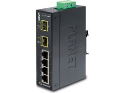 Planet ISW-621TF Unmanaged L2 Switch με 4 Θύρες Ethernet 100Mbps και 2 SFP Θύρες