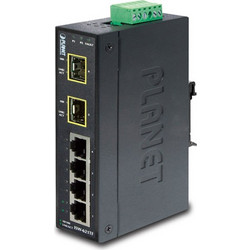 Planet ISW-621TF Unmanaged L2 Switch με 4 Θύρες Ethernet 100Mbps και 2 SFP Θύρες