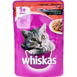 Whiskas Pouch Μοσχάρι 100gr