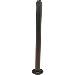 SP120 ΜΕΤΑΛΛΙΚΟ ΚΟΛΩΝΑΚΙ 1200MM, ΔΙΑΜΕΤΡΟΣ 60MM ΜΑΥΡΟ