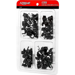 DM-413 . Σετ Cable Holder Μαύρο (80 τμχ)