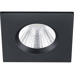 Zagros Χωνευτό Φωτιστικό TRIO LIGHTING 650610132 Μαύρο ματ