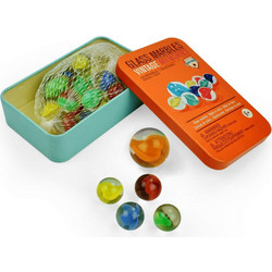 Ρετρό Παιχνίδι Legami Glass Marbles Βόλοι με 21 Μπλίλιες (GM0001)