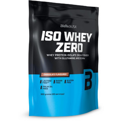 Biotech USA ISO Whey Zero Chocolate Πρωτεΐνη Ορού Γάλακτος Γράμμωσης Χωρίς Λακτόζη & Γλουτένη 500gr