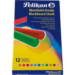 Κιμωλίες Έγχρωμες Pelikan 12τεμ