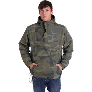 Brandit Ανδρικό Μπουφάν Pullover Αντιανεμικό Χακί BD3001.10.S