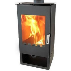 Verso Ina 75kw Black Ατσάλινη Ξυλόσομπα 7.5kW