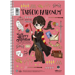 Salko Harry Potter Σπιράλ Τετράδιο Ριγέ B5 60 Φύλλων 2 Θεμάτων Διάφορα Σχέδια 7332