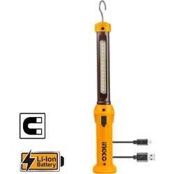 Ingco HWLI35261 Επαναφορτιζόμενος Φακός Εργασίας Led 300lm