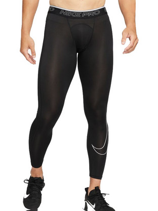 Nike Pro Dri-Fit Ανδρικό Κολάν Μακρύ Μαύρο DD1913-010