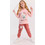 Rolypoly Hello Kitty Love Παιδική Πιτζάμα Βαμβακερή Χειμωνιάτικη Ροζ L1403