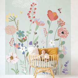 Mimi'lou: Ταπετσαρία Fleurs Des Champs