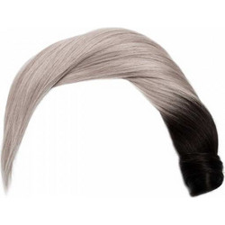 Seamless1 Salt n Pepper Ponytail Remy Hair 55cm