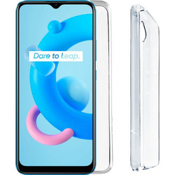 Volte-Tel Slimcolor Air TPU Camera Guard Θήκη Realme C11 2021 Transparent