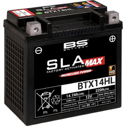 BS Μπαταρία Μοτοσυκλέτας BTX14HL 220A 14.7Ah