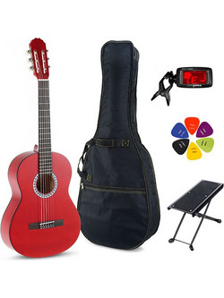Gewa Concert Basic 4/4 Satin Red Bundle