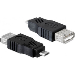 Aντάπτορας Powertech USB 2.0 σε Micro B - Black CAB-U029