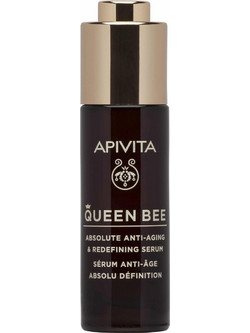 Apivita Queen Bee Απόλυτης Αναγέννησης Αντιγηραντικό Serum Προσώπου για Ανάπλαση με Βασιλικό Πολτό & Μέλι 30ml