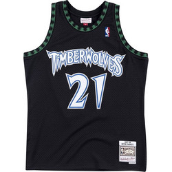 Mitchell & Ness Kevin Garnett Wolves 1997/98 Φανέλα Μπάσκετ ΝΒΑ SMJYGS18392-MTIBLCK97KGA
