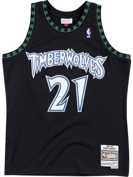 Mitchell & Ness Kevin Garnett Wolves 1997/98 Φανέλα Μπάσκετ ΝΒΑ SMJYGS18392-MTIBLCK97KGA