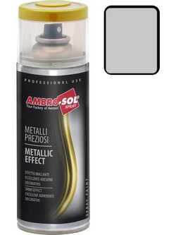 Ambro-Sol Mirror Effect Σπρέι Βαφής Ασημί Gloss 400ml