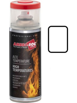 Ambro-Sol High Temperatures Σπρέι Βαφής Λευκό Gloss 400ml