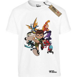 Takeposition Ben10 In Action Παιδικό T-Shirt Κοντομάνικο Λευκό 806-1137