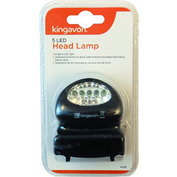 Kingavon HL152 Φακός Κεφαλής Εργασίας Μπαταρίας Led
