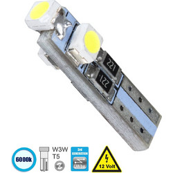 Globostar Τ5 LED 1210 3 SMD Λευκό 12V 0.90W 1τμχ