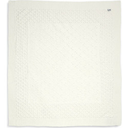 Mamas & Papas Pointelle Occ Κουβέρτα Αγκαλιάς Πλεκτή 90x90 Λευκή