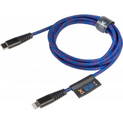 Xtorm Solid Blue Usb-C to Lightning Cable 2m