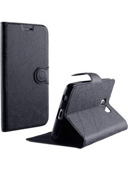 Volte-Tel Leather TPU Book Stand Θήκη Line Black (Huawei P9)
