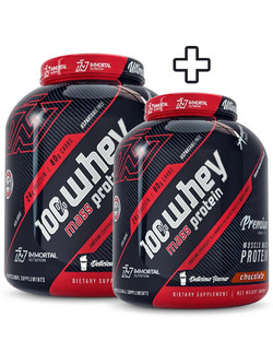 Immortal Nutrition Whey Mass Chocolate Πρωτεΐνη Ορού Γάλακτος Όγκου 2x3kg