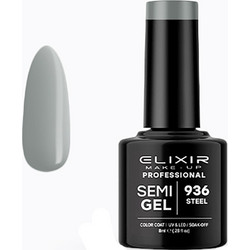 Elixir Semigel 936 Steel Ημιμόνιμο Βερνίκι Νυχιών 8ml