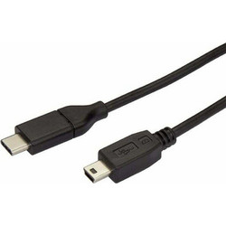 StarTech USB 2.0 Cable USB-C male - mini USB-B male Μαύρο 2m (USB2CMB2M)