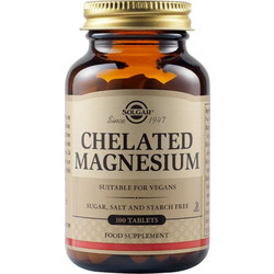 Solgar Chelated Magnesium 100mg 100 Ταμπλέτες