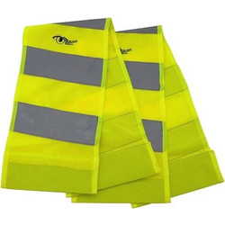 Compass Reflective strip with magnets 14.5x58cm, yellow 2pcs