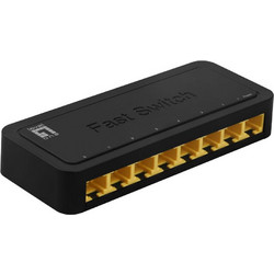 LevelOne FEU-0812 Unmanaged L2 Switch με 8 Θύρες Ethernet 100Mbps