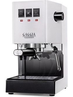 Gaggia New classic Color White Μηχανή Espresso 1050W 15bar
