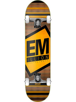 EMillion Prime Logo Complete Skate Orange 8.25