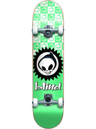 Blind Checkered Reaper Youth First Push Soft Wheels Teal 7.375