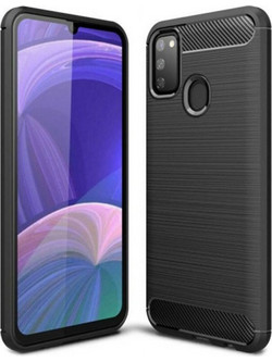 Ancus Carbon Series Back Cover Black (Samsung Galaxy M21 / M30s)