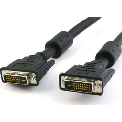 Powertech DVI-D(DL) 24+1,M-M,1.5M, BLACK