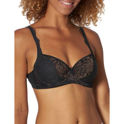 Triumph Amourette Charm Σουτιέν Balconette με Ελαφριά Ενίσχυση με Μπανέλα Μαύρο 10201686-0004
