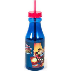 Gim Disney Mickey Roadster Racer Παιδικό Μπουκάλι Πλαστικό BPA Free με Καλαμάκι Πολύχρωμο 500ml