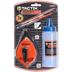 Νήμα Στάθμης TACTIX 258055 με Σκόνη Μπλέ & Μαρκαδόρο (258055 )