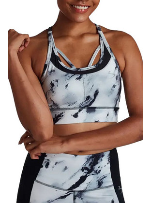 Beachbody Empower Bra Αθλητικό Μπουστάκι με Μέτρια Στήριξη Γκρι 122287-990