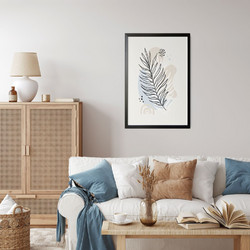 ΑΦΙΣΑ WALL-DESIGN MINIMAL BOHO 2 49503 (PVC/PLEXIGLASS ΜΑΥΡΗ ΚΟΡΝΙΖΑ) 20x30cm