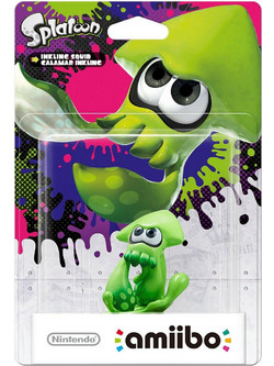 Nintendo Amiibo Splatoon Inkling Green Squid
