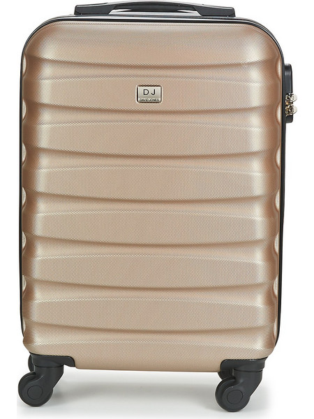 David Jones Chauvettini Βαλίτσα Καμπίνας 55x35x20cm με 4 Ρόδες Χρυσή